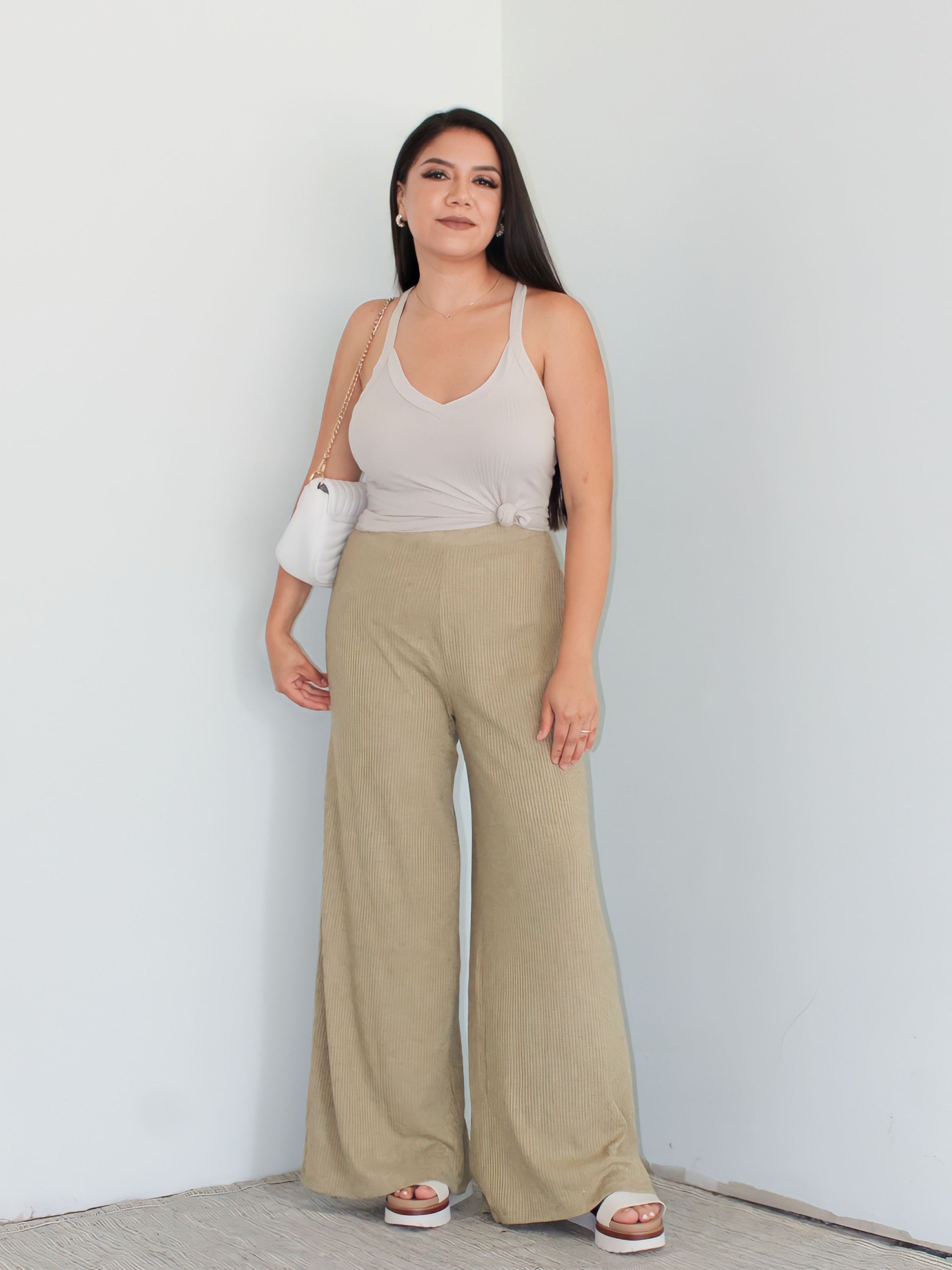 Two Tone Rib Selena Pants – E.M.A's Boutique