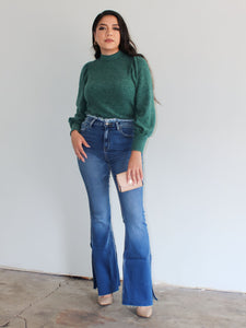 Daydreaming Mockneck Sweater in Green