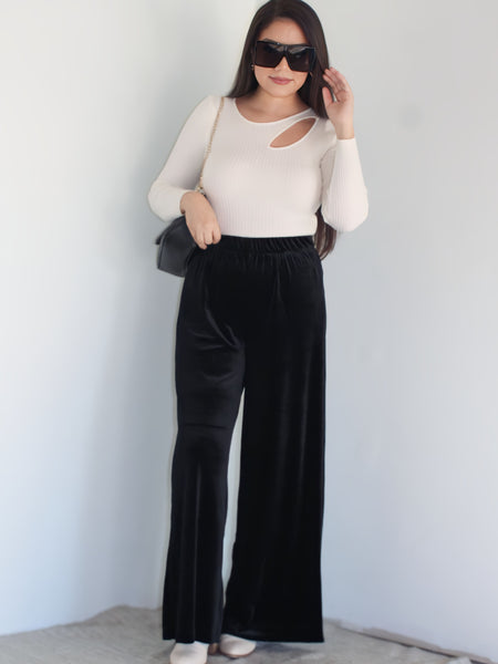 Velvet Manhattan Pant in Black  Tula's Online Boutique – Tula Boutique