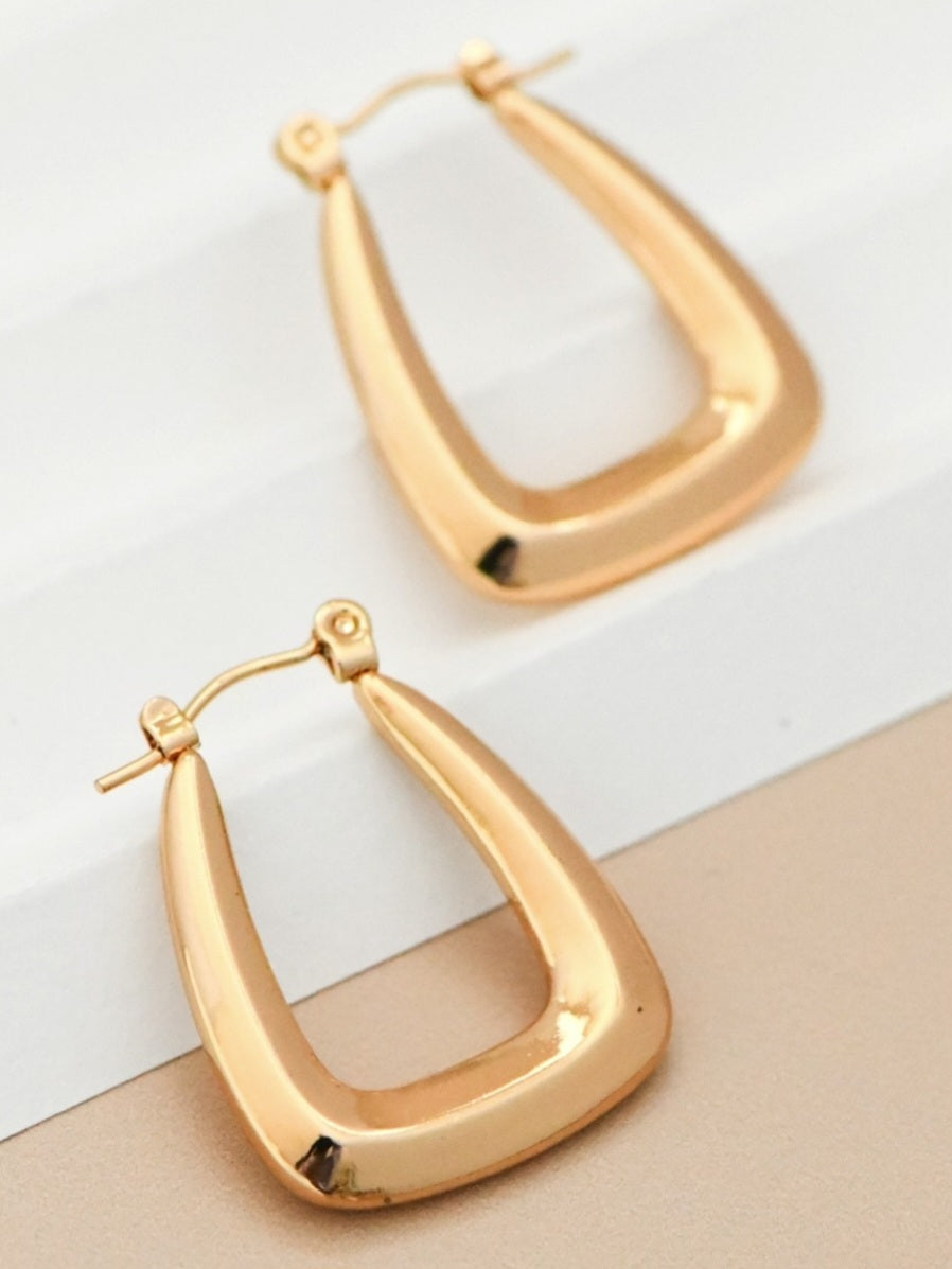 18k Gold Dipped Hoops