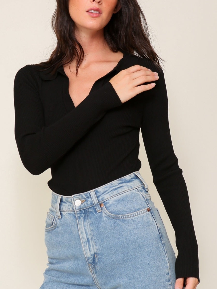 The Perfect Black Bodysuit