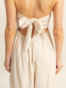 The Wanderlust Jumpsuit in Sand