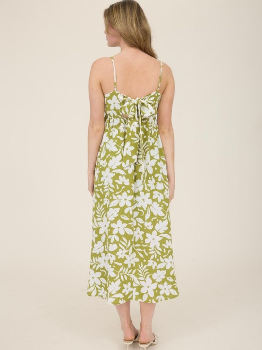 Kiwi Floral Cut-Out Sundress