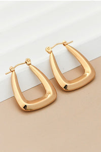 18k Gold Dipped Hoops